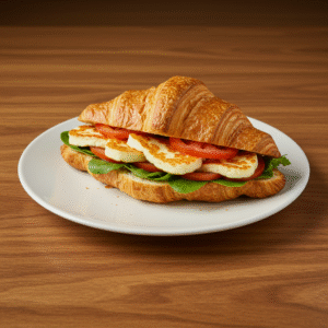 Croissant Halloumi